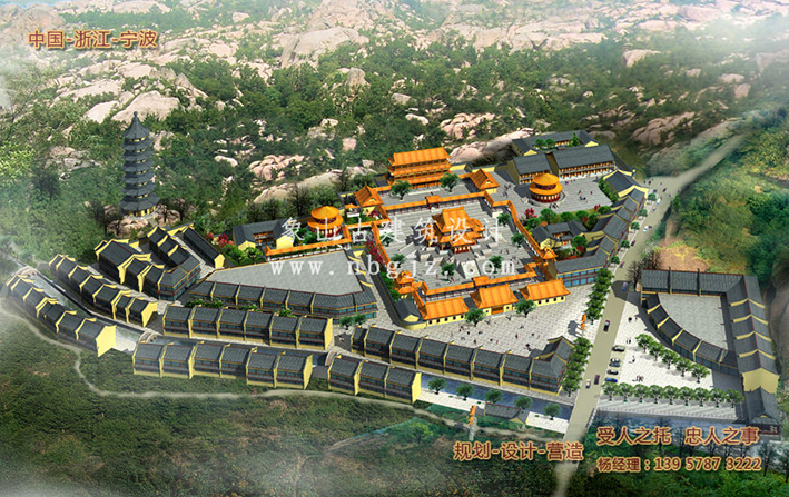 杭州寺廟總體規劃中的功能分區明確性與空間靈活性
