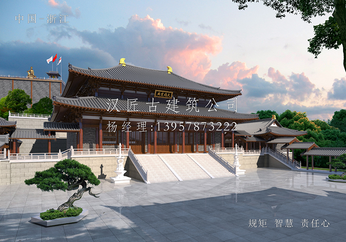 杭州寺廟總體規劃中的功能分區明確性與空間靈活性